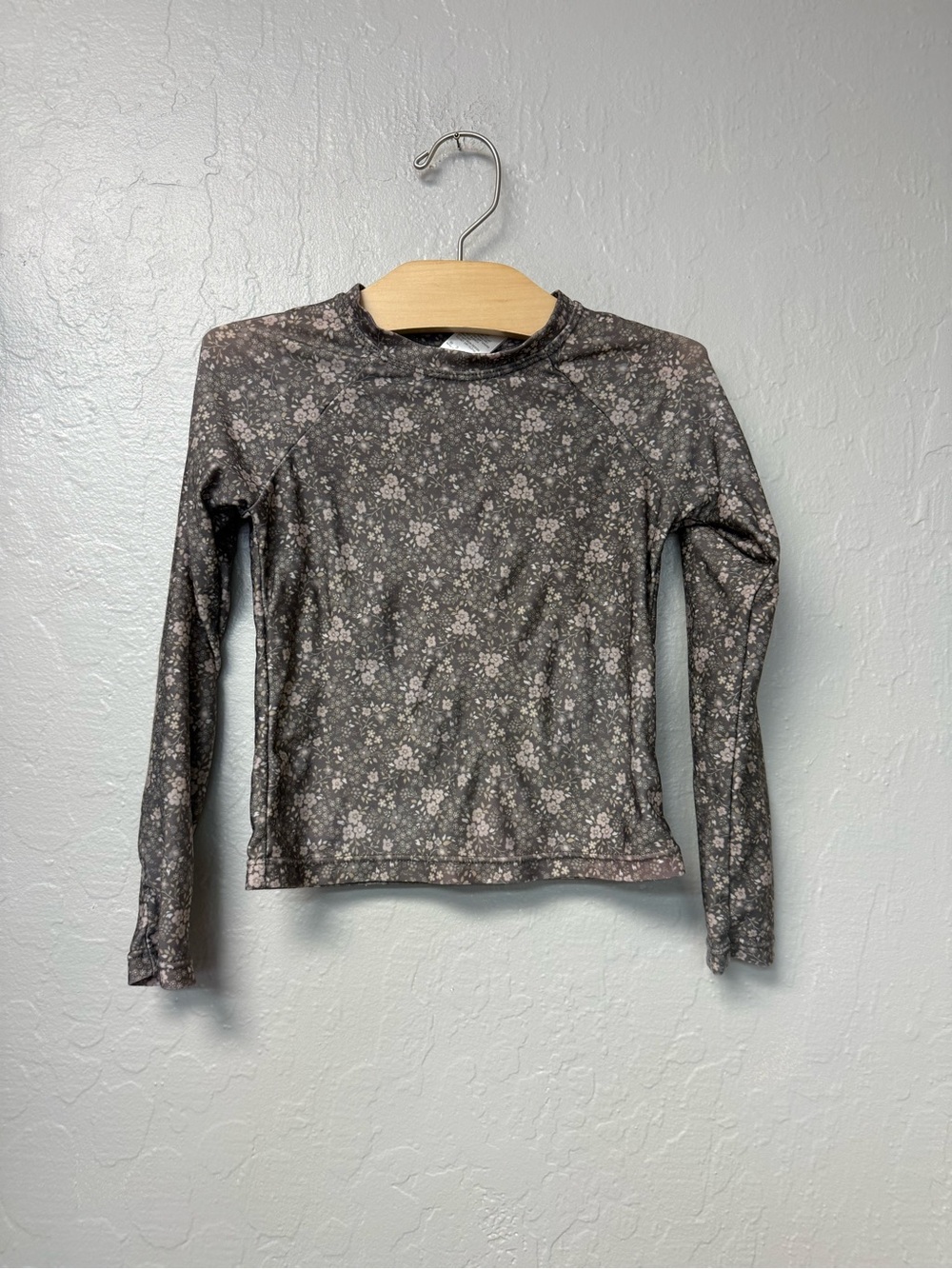 $15 ADD ON jamie kay rashguard purple floral‎ 3Y zara janie and jack
